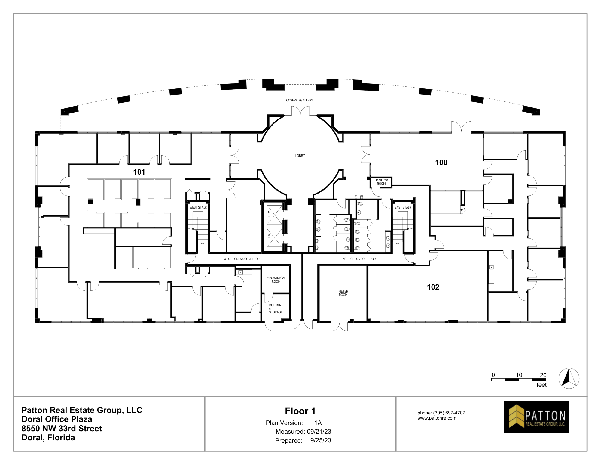 Doral Office Plaza floor plan
